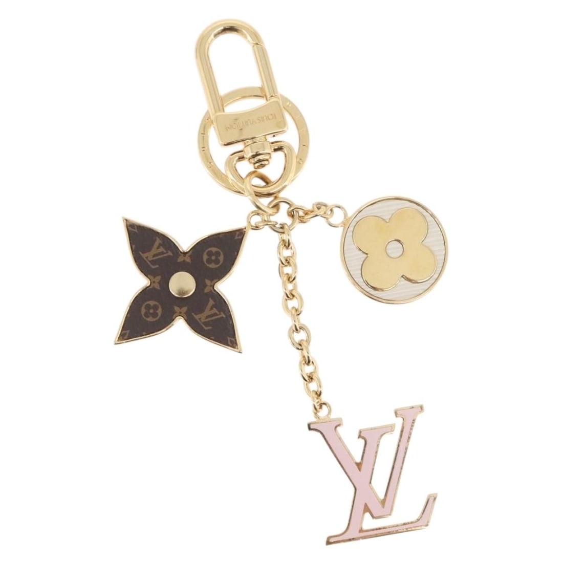 Springstreet Gold Tone Metal Key Holder by Louis Vuitton M69008: Springstreet Gold Tone Metal Key Holder by Louis Vuitton M69008 This Louis Vuitton Porte Cles Springstreet key holder features a gold tone metal design, offering both style and durability. The piece i
