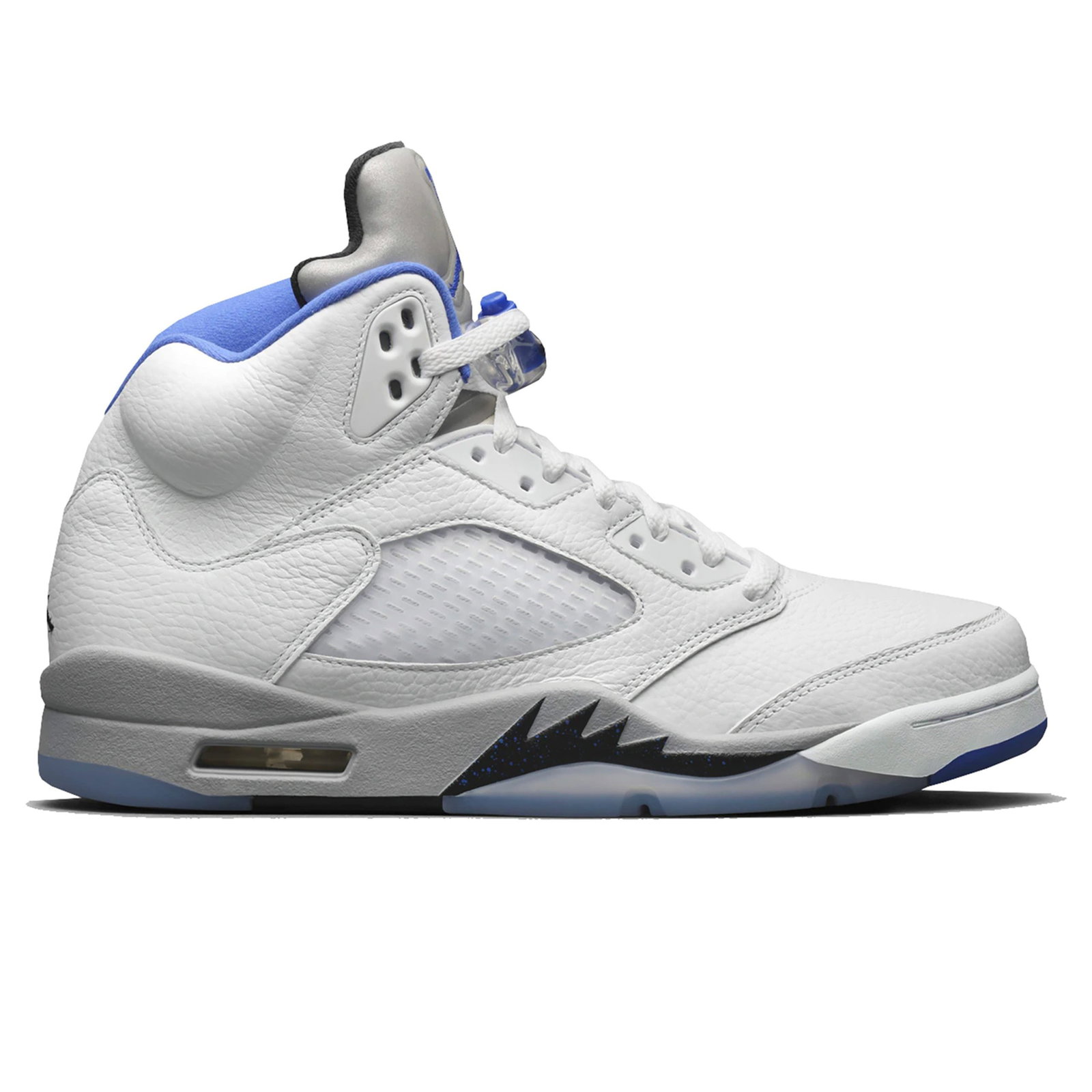 Air Jordan 5 Retro 2021 White Stealth Sneakers: Air Jordan 5 Retro 2021 White Stealth Sneakers The Jordan 5 Retro White Stealth 2021 is an authentic pair of sneakers in un-used and unworn condition. This edition features a classic design and is ava