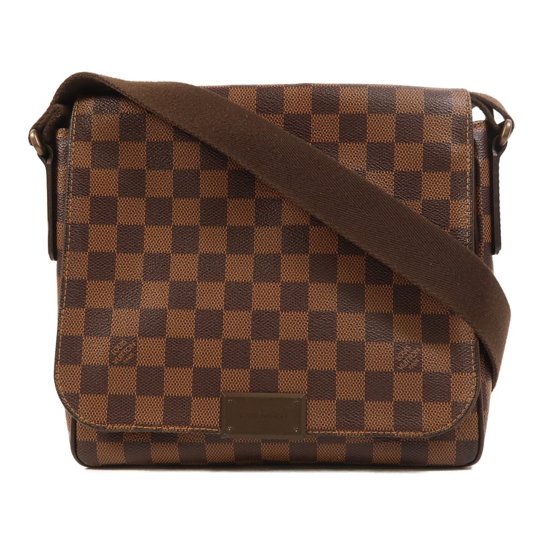 Louis Vuitton District PM Damier Ebene Brown Shoulder Bag N41213 (1 of 18)