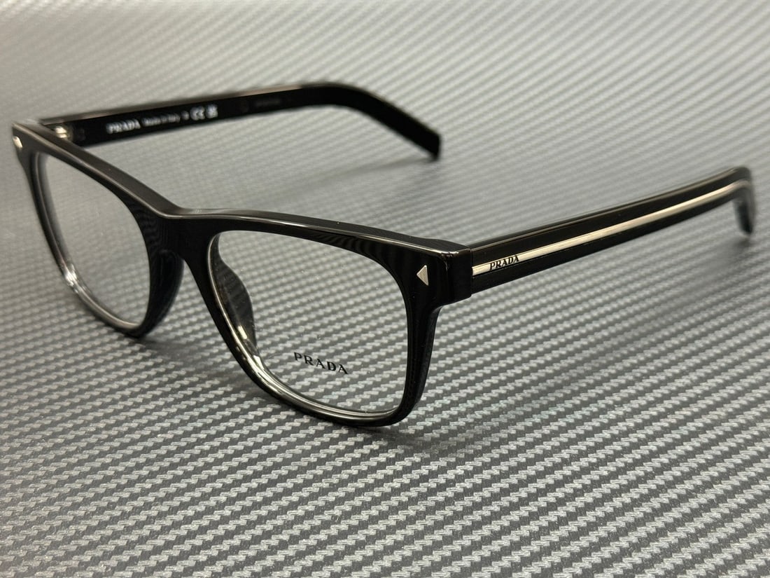 Men's PRADA PR A13V Black Eyeglass Frames 54mm with Original Case (1 of 5)