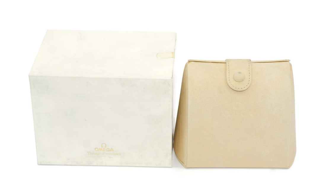 Single Presentation Case for Omega Watch 5 x 5 x 5 Inches (1 of 2)