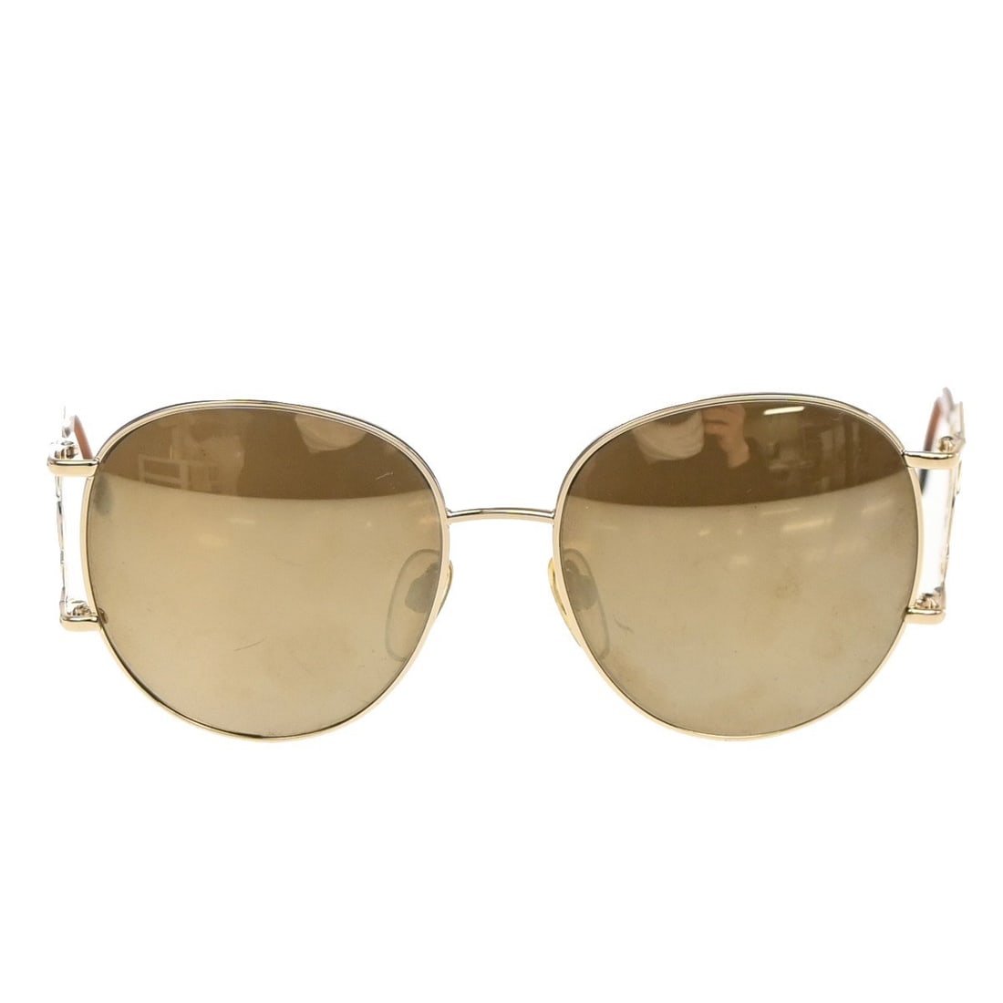 Chanel Gold Metal CC Logo Women's Sunglasses (1 of 12)
