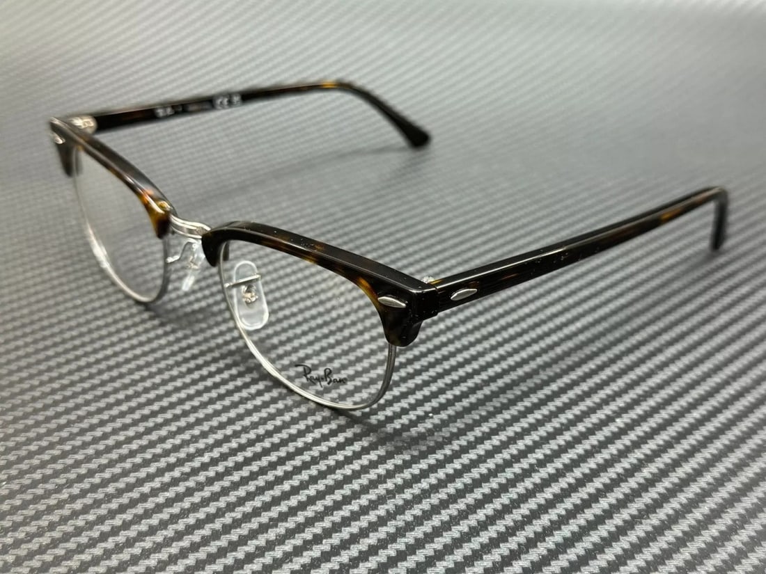 Ray Ban RX5154 2012 Unisex Eyeglasses Havana Brown 49mm (1 of 4)