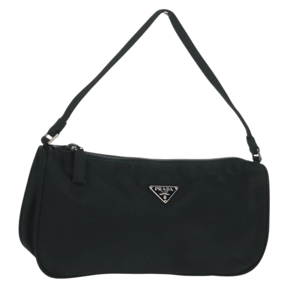 Black Silver Nylon Prada Handbag Made in Italy SW2096V (1 of 18)