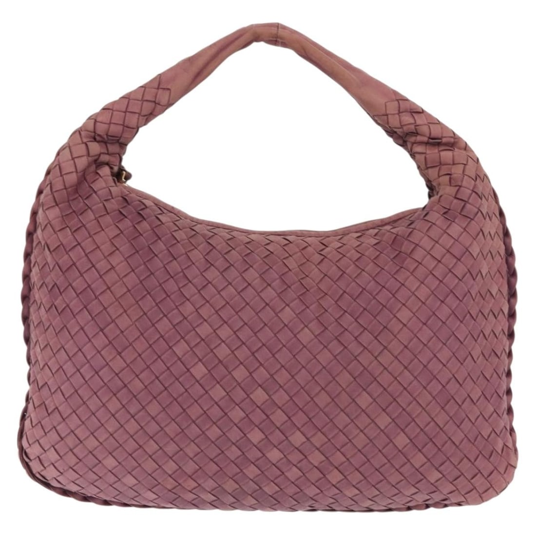 Bottega Veneta Pink Veneta Hobo Leather Bag Intrecciato Weave (1 of 18)