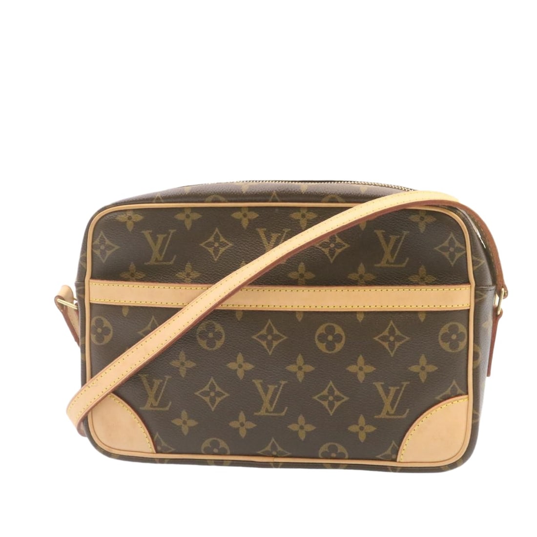 LOUIS VUITTON Monogram Trocadero 27 Shoulder Bag M51274 with Dust Bag: LOUIS VUITTON Monogram Trocadero 27 Shoulder Bag M51274 with Dust Bag The LOUIS VUITTON Monogram Trocadero 27 Shoulder Bag is a stylish and practical accessory that showcases the iconic Monogram Canva