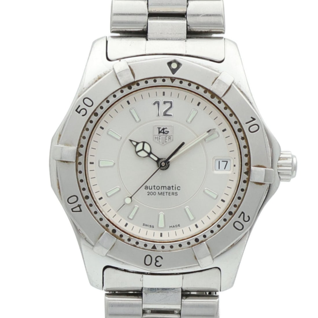 TAG HEUER 2000 Automatic Wrist Watch WK2116.0 Stainless Steel Silver (1 of 15)