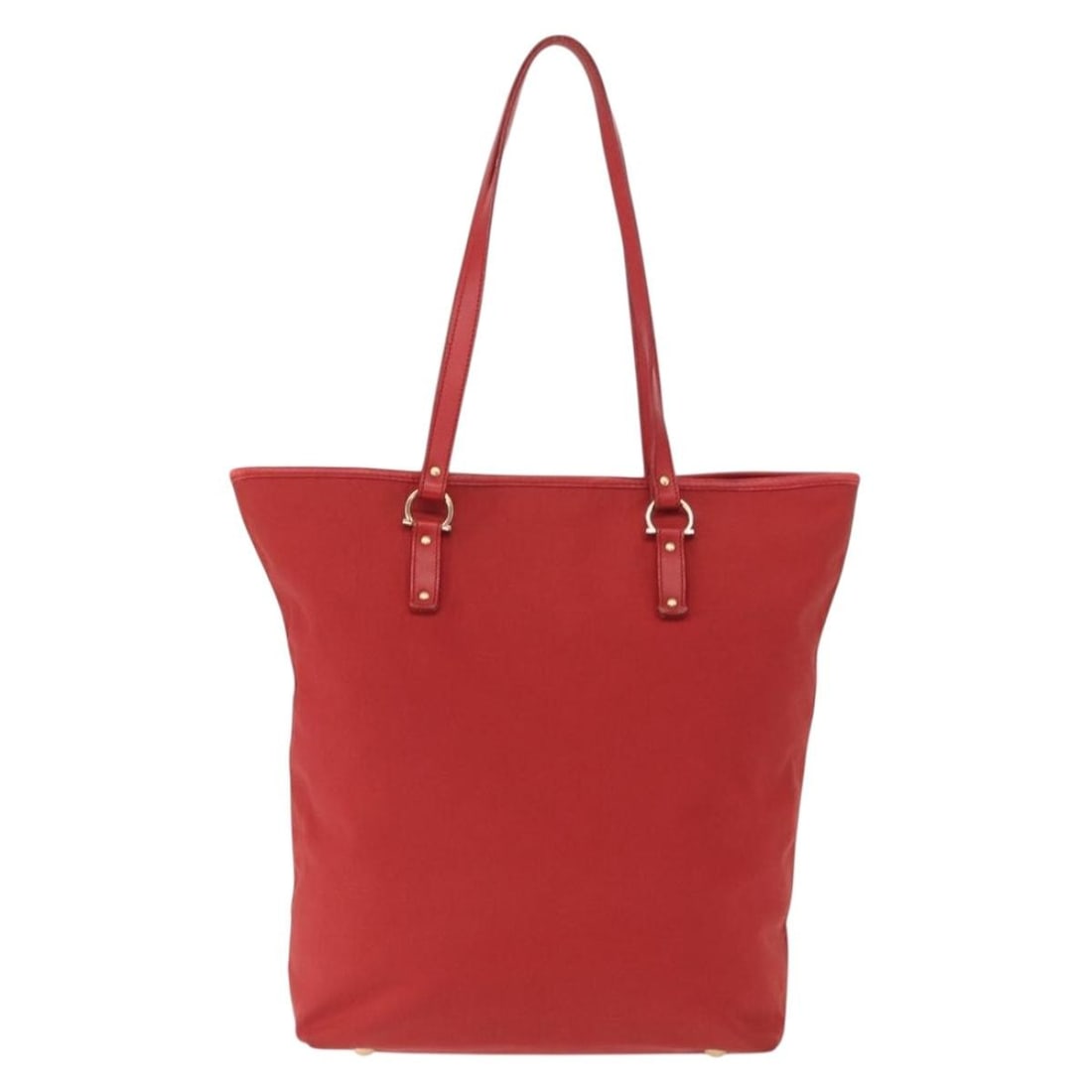 Salvatore Ferragamo Nylon Red Gancini Shoulder Bag 25x33x11cm (1 of 18)