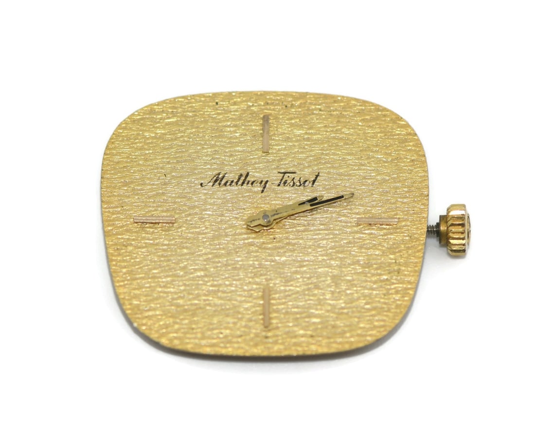 Mathey-Tissot 17 Jewel Mechanical Watch Movement 28x24mm (1 of 2)
