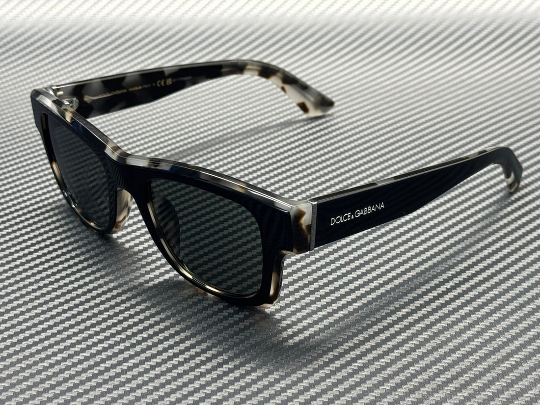 Dolce Gabbana DG4515 Black Grey Havana 52mm Men's Sunglasses with Case (1 of 4)