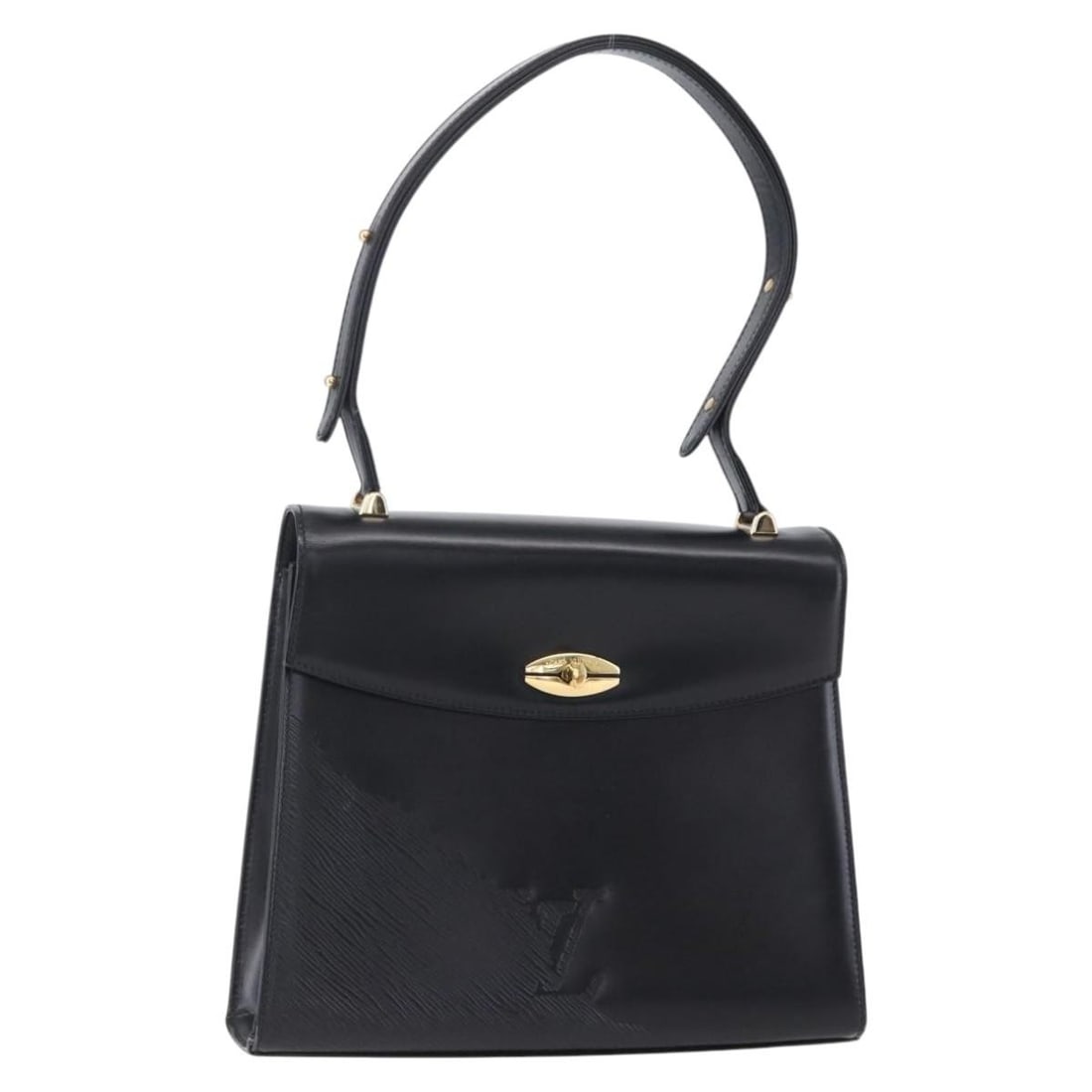 Louis Vuitton Opera Line Black Leather Spartan Shoulder Bag (1 of 18)