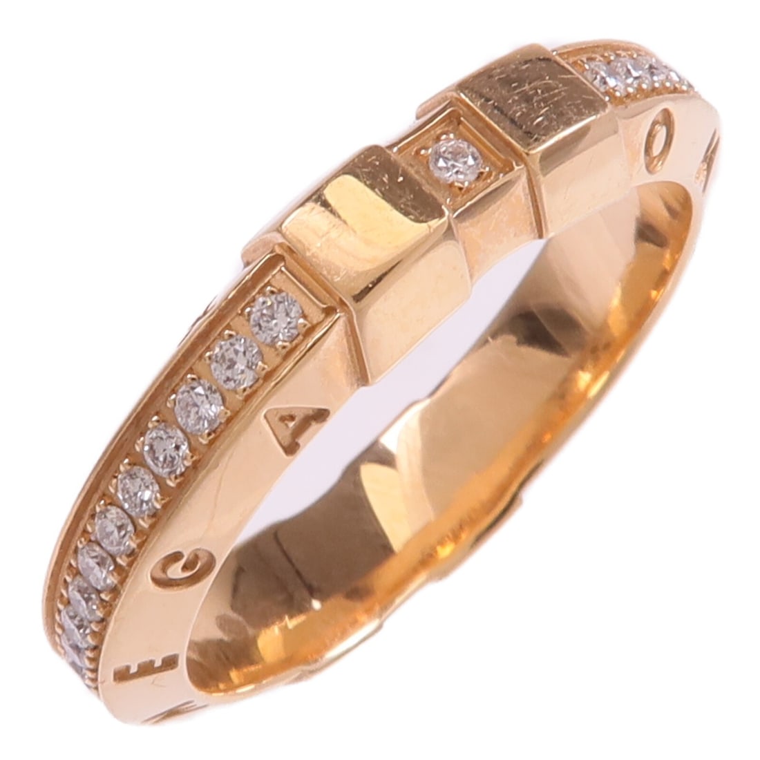 Diamond Ring in 18K Rose Gold Size 6.75 Omega Model: Diamond Ring in 18K Rose Gold Size 6.75 Omega Model This women's ring features a sophisticated design crafted from 18K pink (rose) gold and is set with a clear diamond. The ring is in very good condit