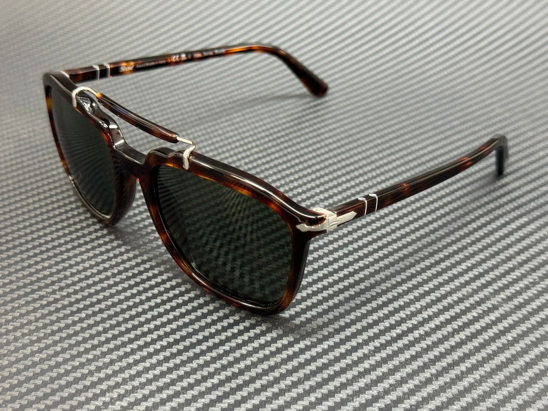 PERSOL PO0203S 24 31 Havana Green Unisex Sunglasses with Authenticity Certificate (1 of 4)