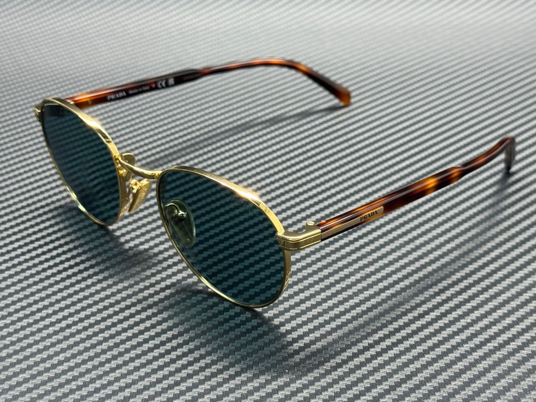 PRADA PR B51S 5AK40K Gold Lago Blue 53mm Men's Sunglasses with Authenticity Certificate (1 of 5)