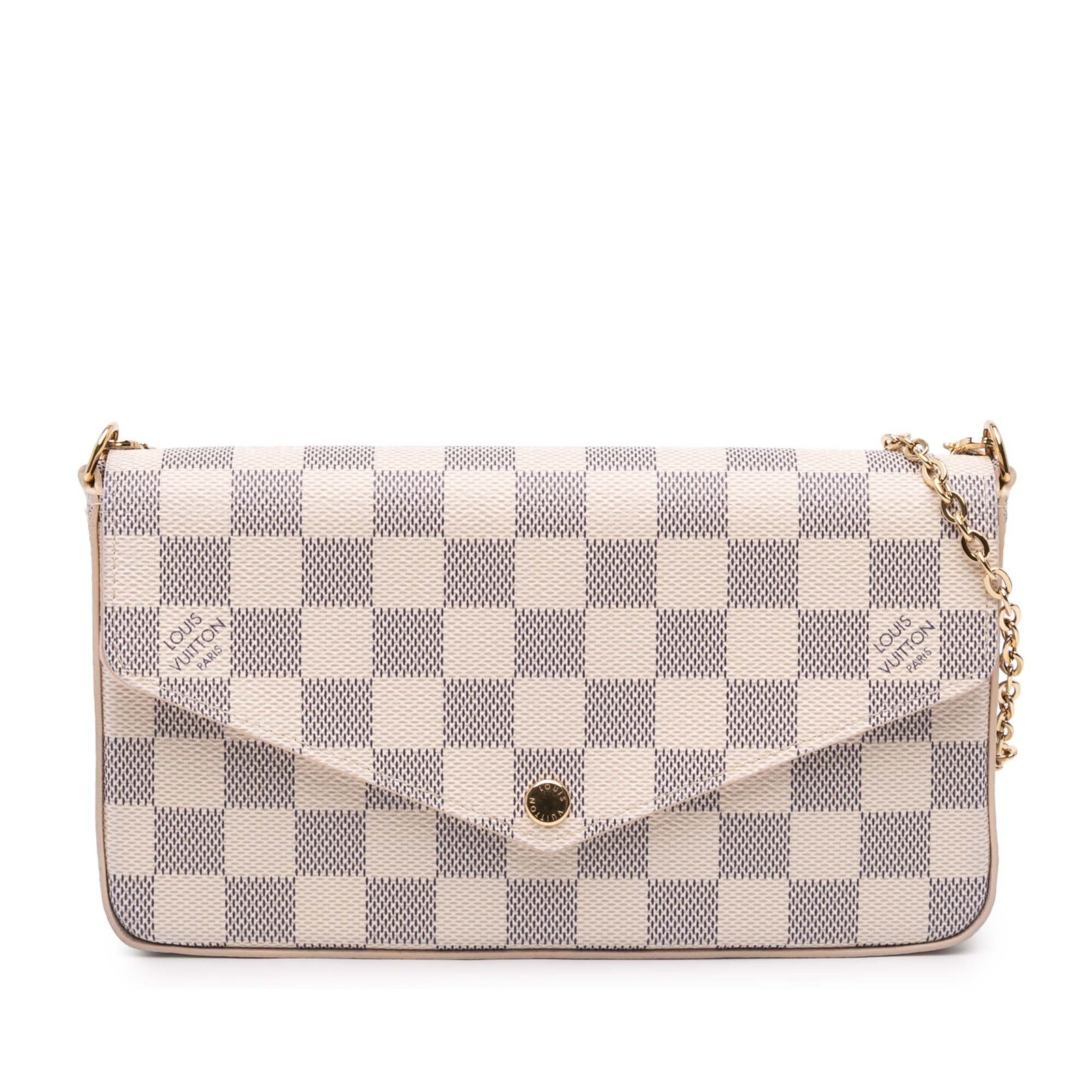 Louis Vuitton Damier Azur Pochette Felicie Crossbody Bag (1 of 12)