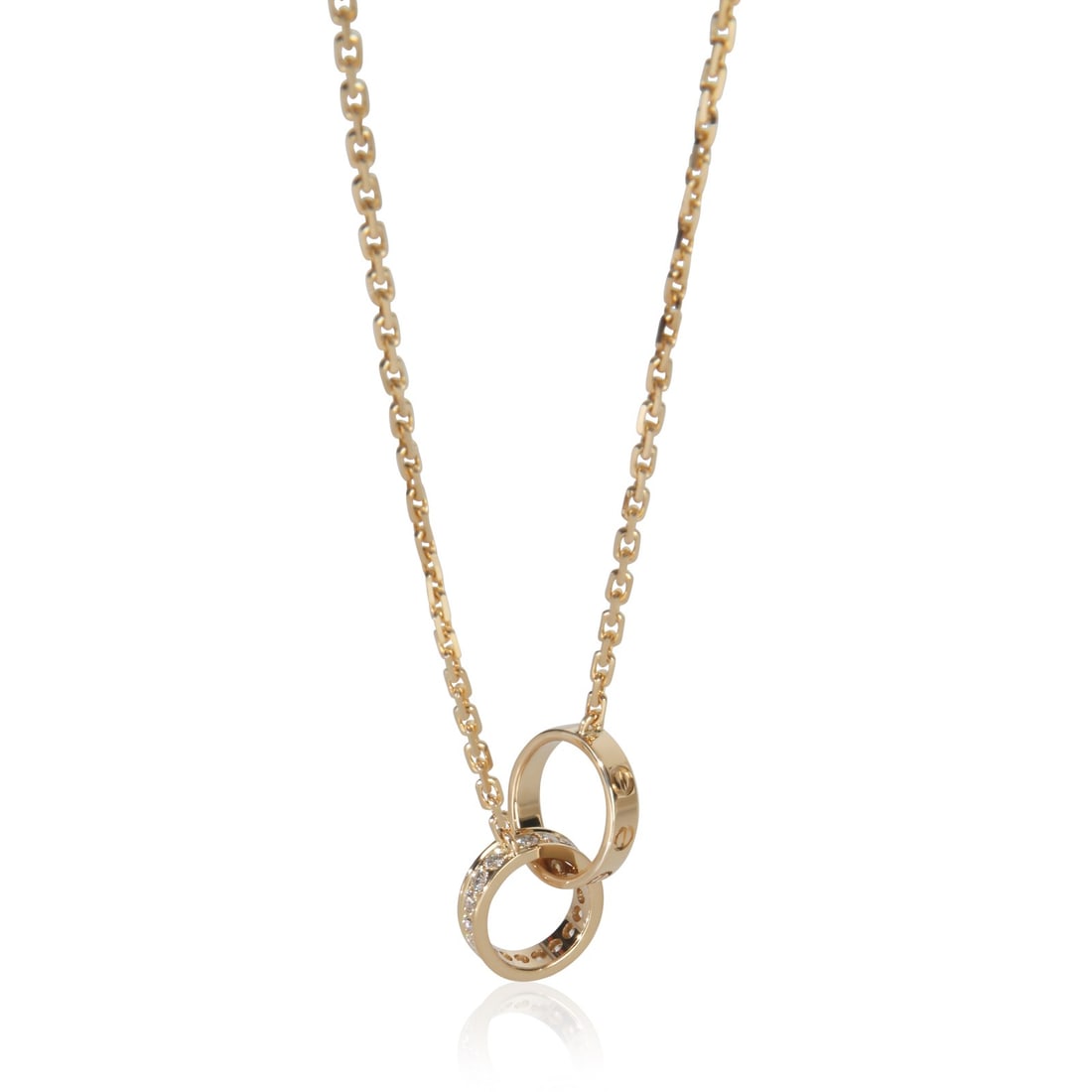 Cartier Love Collection 18k Yellow Gold Necklace with Diamond Pendant and Papers (1 of 4)