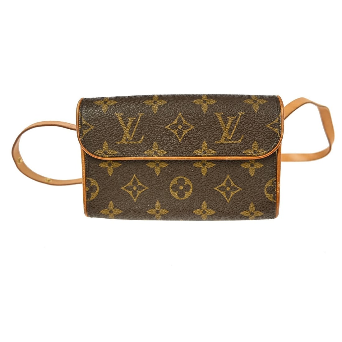 Pochette Florentine Monogram Canvas Small Louis Vuitton Bum Bag M51855: Pochette Florentine Monogram Canvas Small Louis Vuitton Bum Bag M51855 This Louis Vuitton Pochette Florentine bum bag features the signature Monogram canvas leather with a magnetic snap closure and ad
