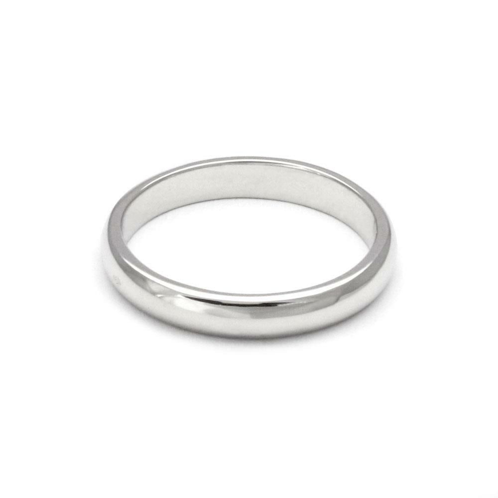 Cartier Platinum 3mm Wide Dome Wedding Band Ring PT950 Size 57 US 8 (1 of 4)