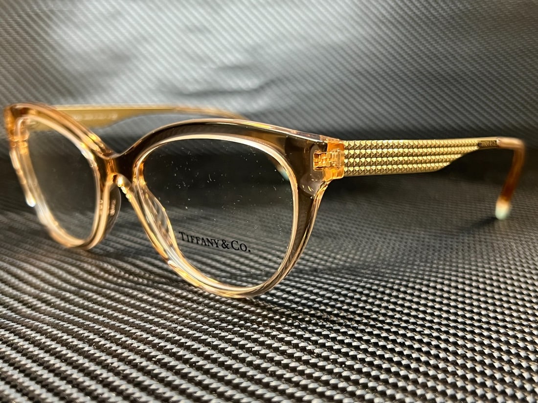 Tiffany & Co. TF2180 8271 Crystal Sand Women's Eyeglasses Acetate Full Rim: Tiffany & Co. TF2180 8271 Crystal Sand Women's Eyeglasses Acetate Full Rim Elevate your style with these Tiffany & Co. TF2180 8271 Crystal Sand Women's Eyeglasses. Crafted from high-quality acetate, t