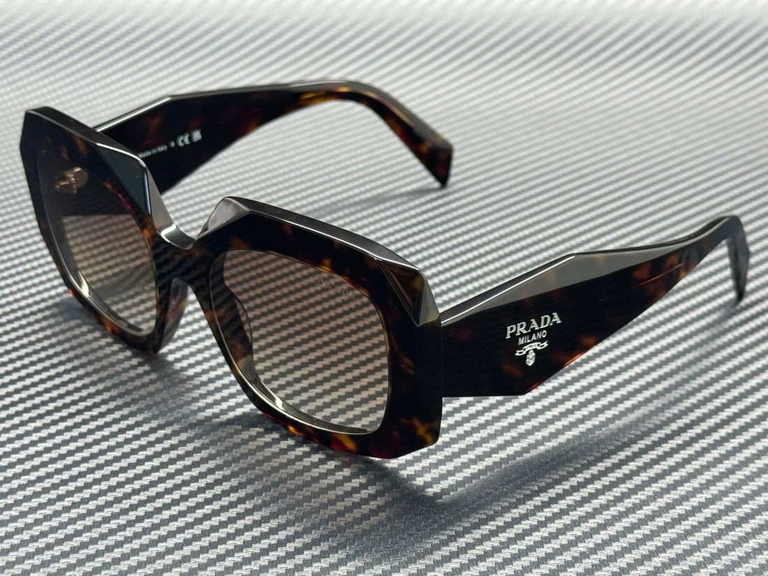 Prada PR B23S Tortoise Frame 54mm Brown Gradient Lens Women's Sunglasses (1 of 4)