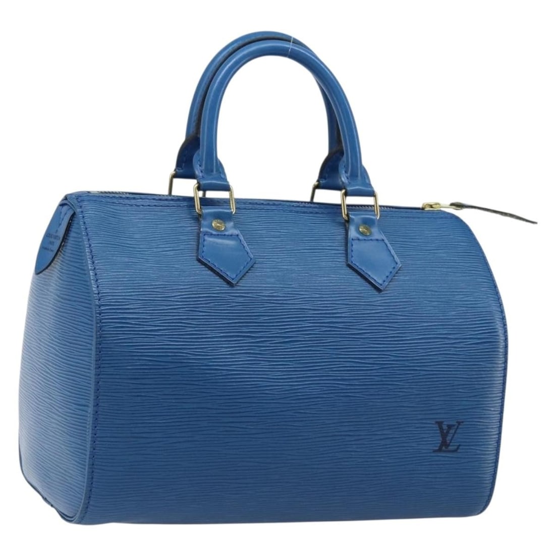 Louis Vuitton Epi Leather Speedy 25 Blue Handbag M43015 France (1 of 18)