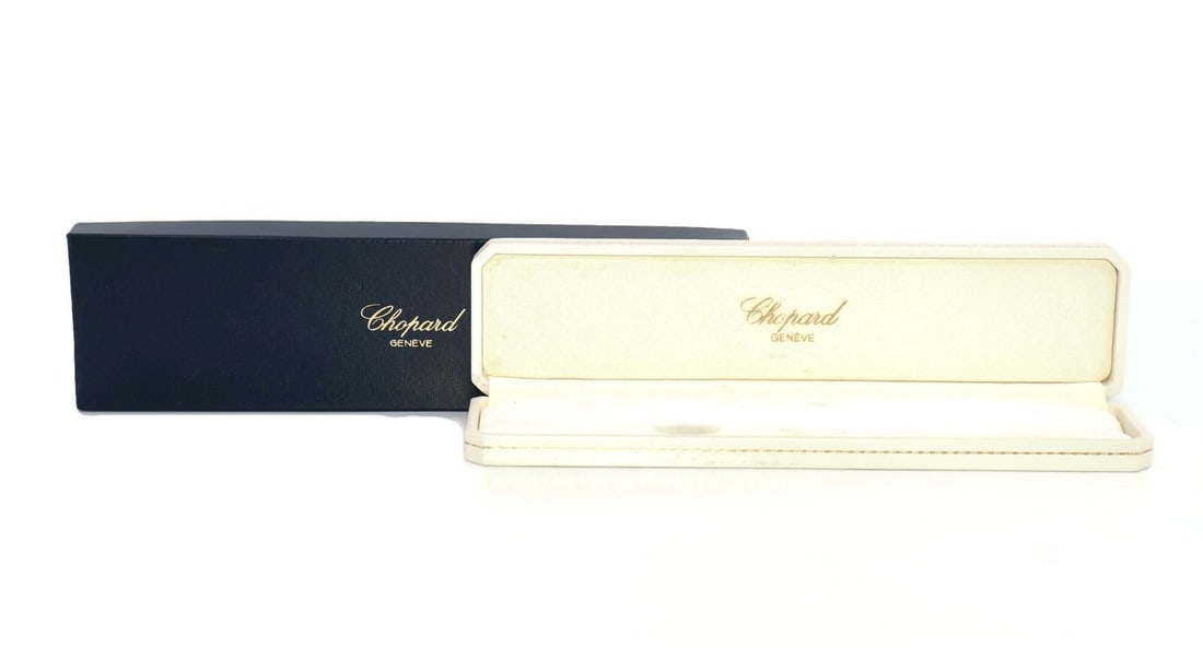 Chopard Authentic Blue Presentation Watch Box 10 x 3 x 1 Inches (1 of 1)