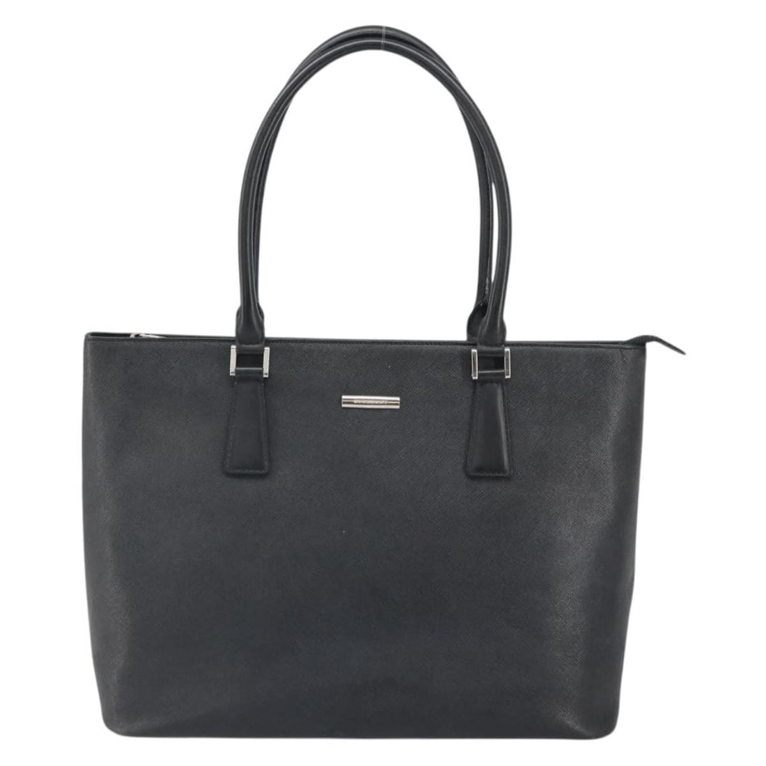 Black Leather Burberry Vintage Tote Bag 33cm by 28cm by 13cm (1 of 18)