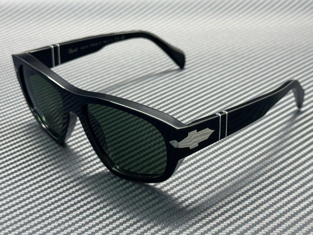 Persol PO0050S 95 31 Black Green Men's Sunglasses with Authenticity Certificate (1 of 5)