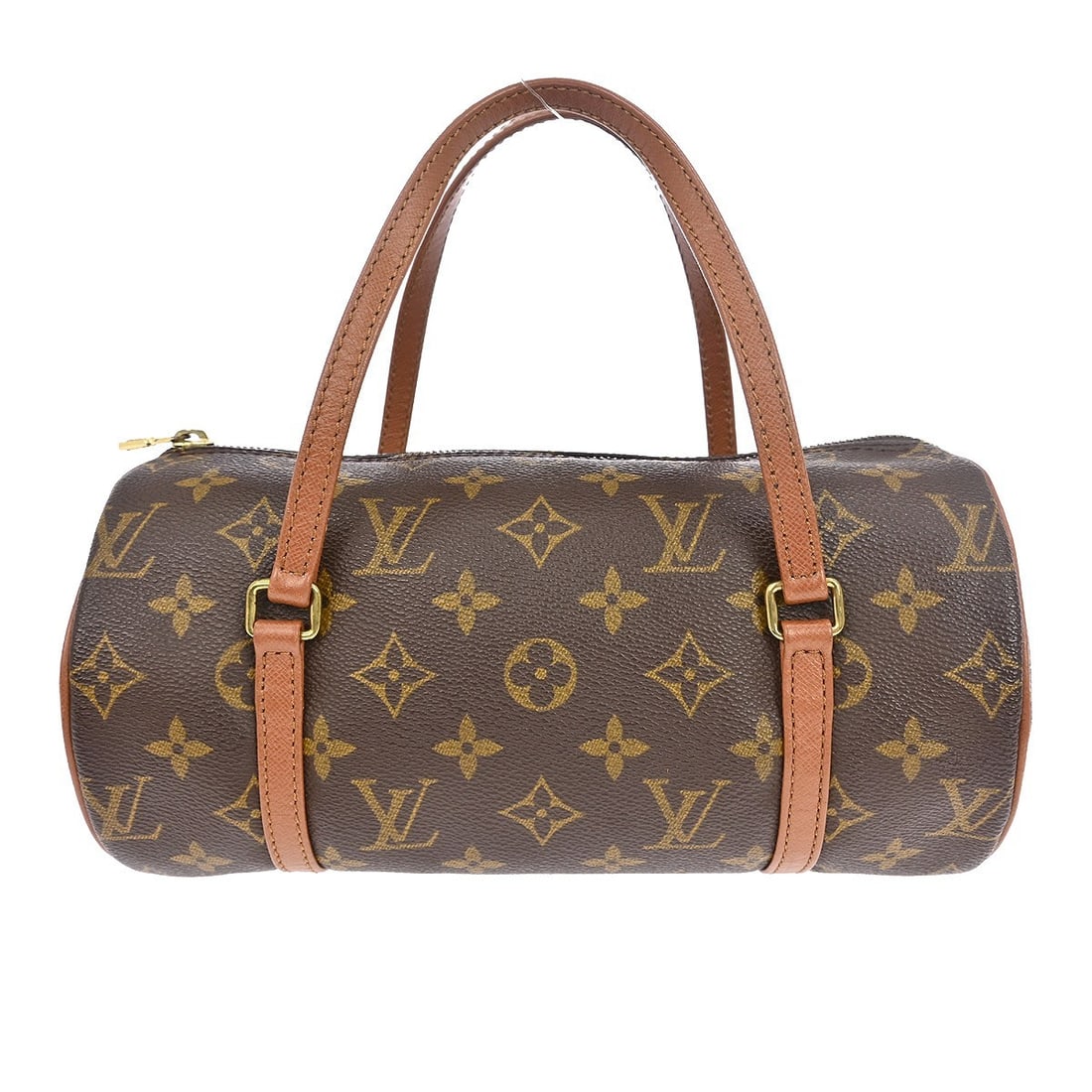 Louis Vuitton Papillon 26 Monogram Canvas Brown Top Handle Bag M51366: Louis Vuitton Papillon 26 Monogram Canvas Brown Top Handle Bag M51366 This Louis Vuitton Papillon 26 handbag features the iconic brown Monogram Canvas Leather exterior and double handles with a 4-inch