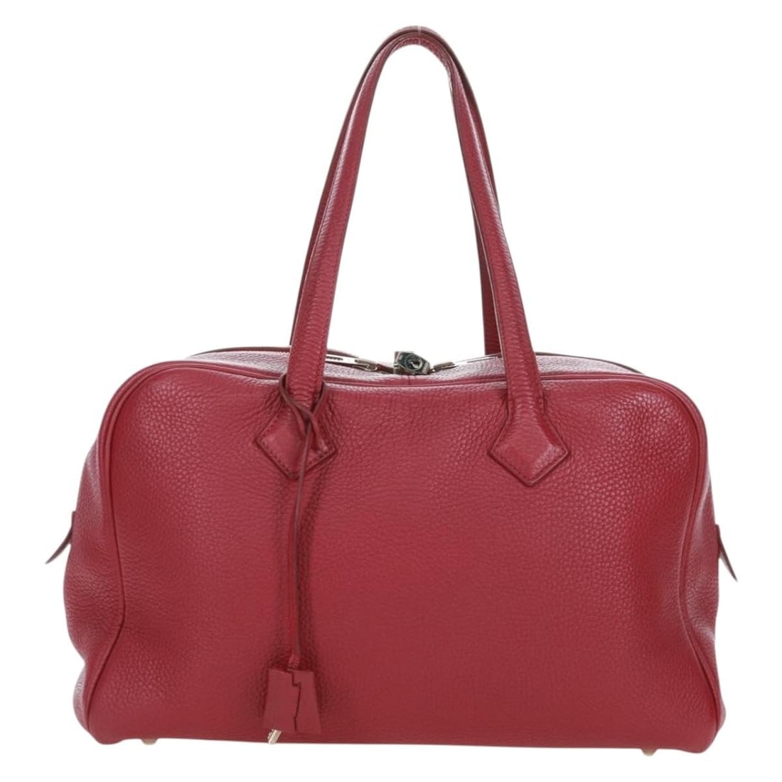 Hermes Victoria II Red Leather Handbag 35cm (1 of 18)