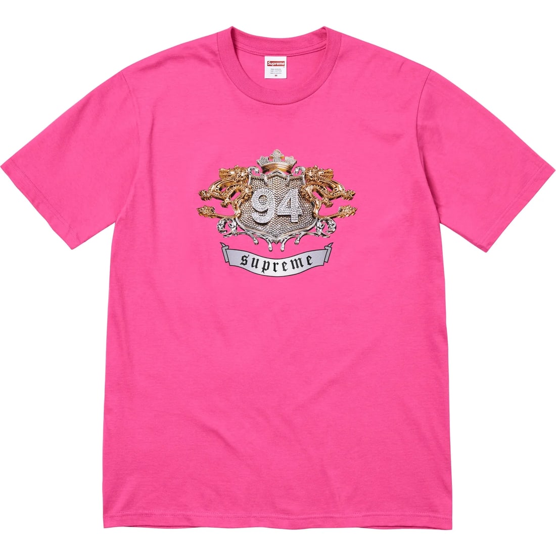 Fuchsia Diamonds Graphic T-Shirt by Supreme Size Small (1 of 1)