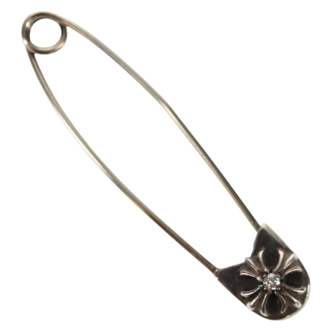 Chrome Hearts Silver 1PD Safety Pin Money Clip Japan (1 of 14)