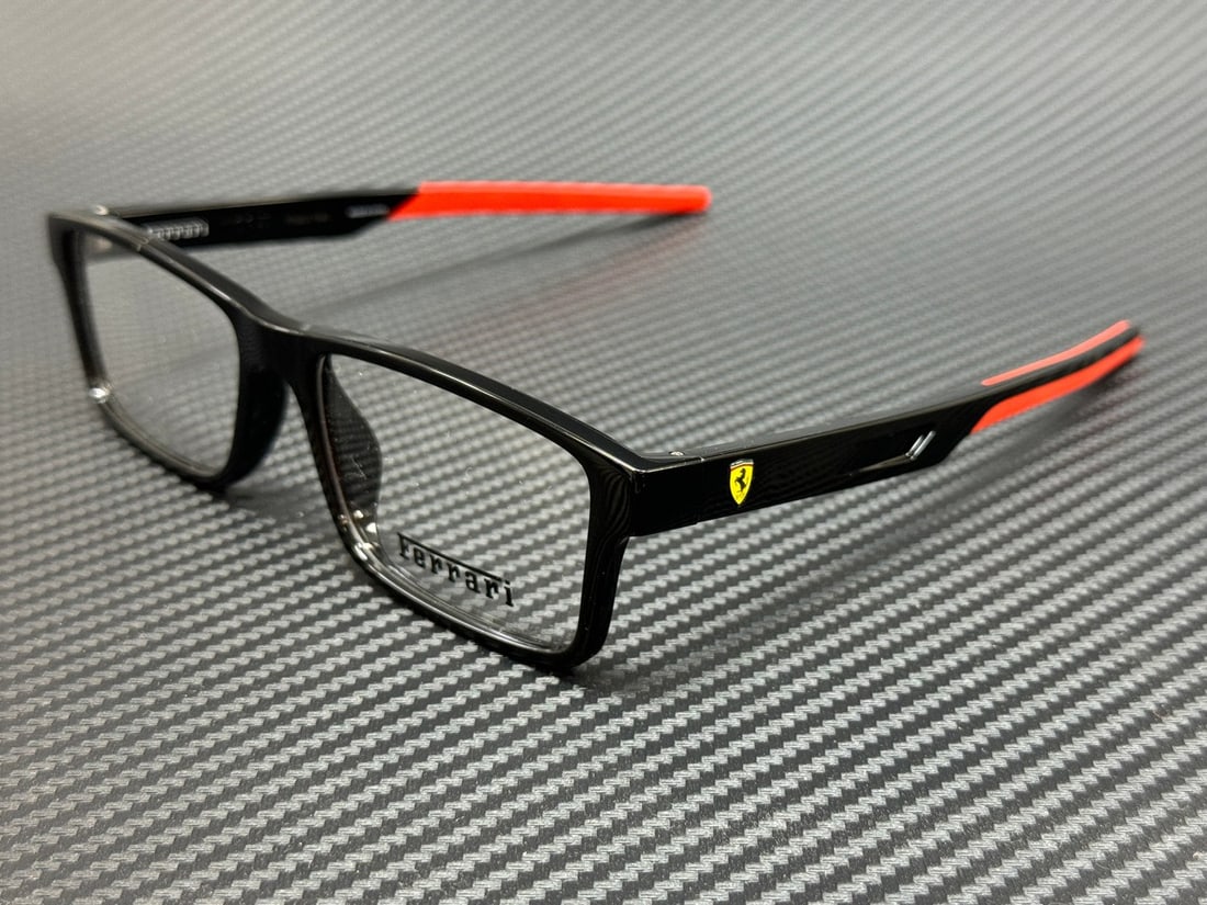 Ferrari FZ8004U 501 Black Men's Eyeglasses with Spring Hinges (1 of 5)