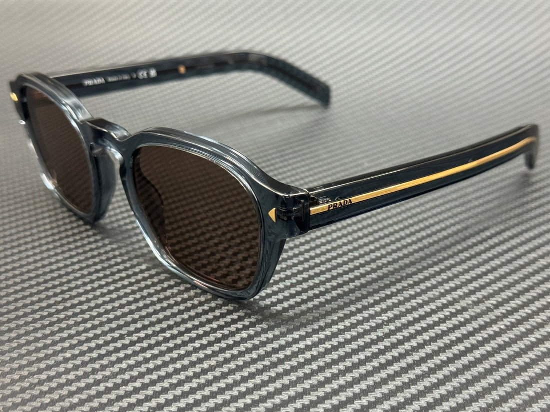 Prada PR A16S 17T05D Blue Frame Brown Lens 49mm Sunglasses with Case (1 of 5)