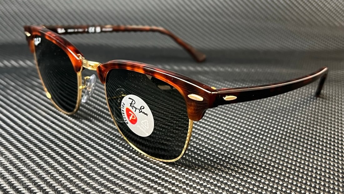 Ray-Ban RB3016F 990 58 Red Havana Polarized Square Sunglasses (1 of 5)