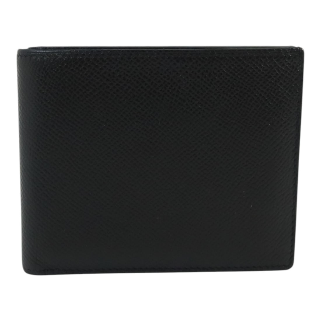 Hermes Citizen Twill Black Epsom Leather Bifold Compact Wallet (1 of 15)