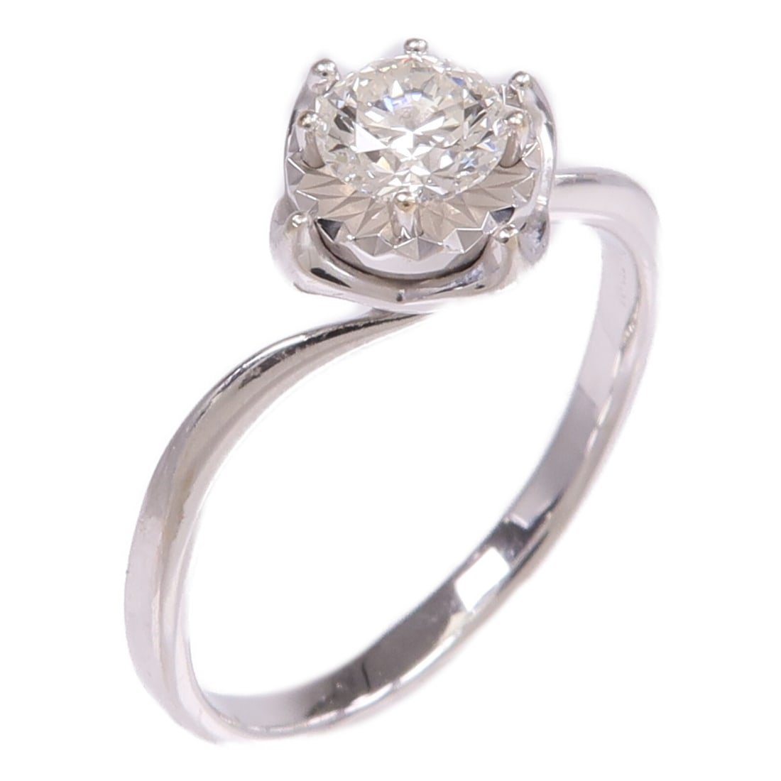 Diamond Ring in 18K White Gold Size 9.5 (1 of 10)