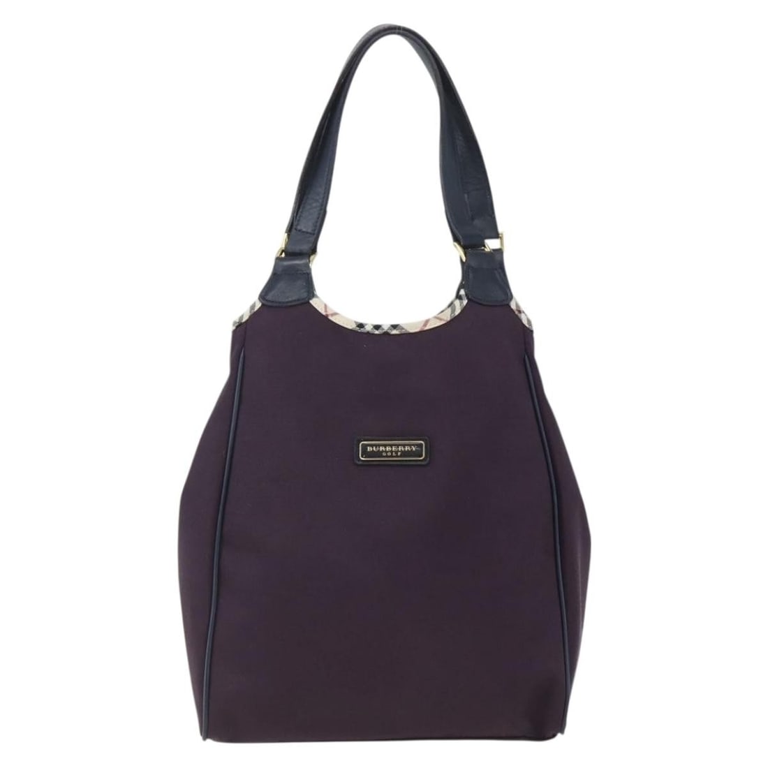 Nova Check purple nylon tote bag by Burberry 25cm x 28cm x 9cm (1 of 18)