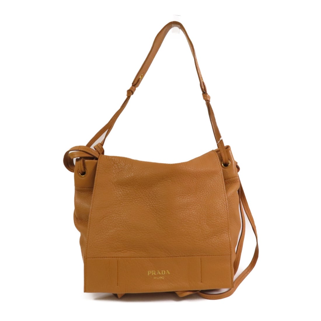 Prada Beige Calfskin Shoulder Tote Bag Made in Italy (1 of 15)