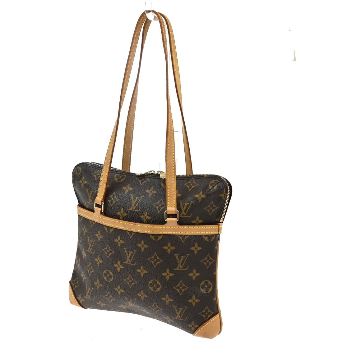 Vintage Louis Vuitton Coussin Monogram Canvas Shoulder Bag Brown France: Vintage Louis Vuitton Coussin Monogram Canvas Shoulder Bag Brown France This Louis Vuitton Vintage Coussin Bag features the iconic monogram canvas in a brown color. Designed for women, it offers a cla