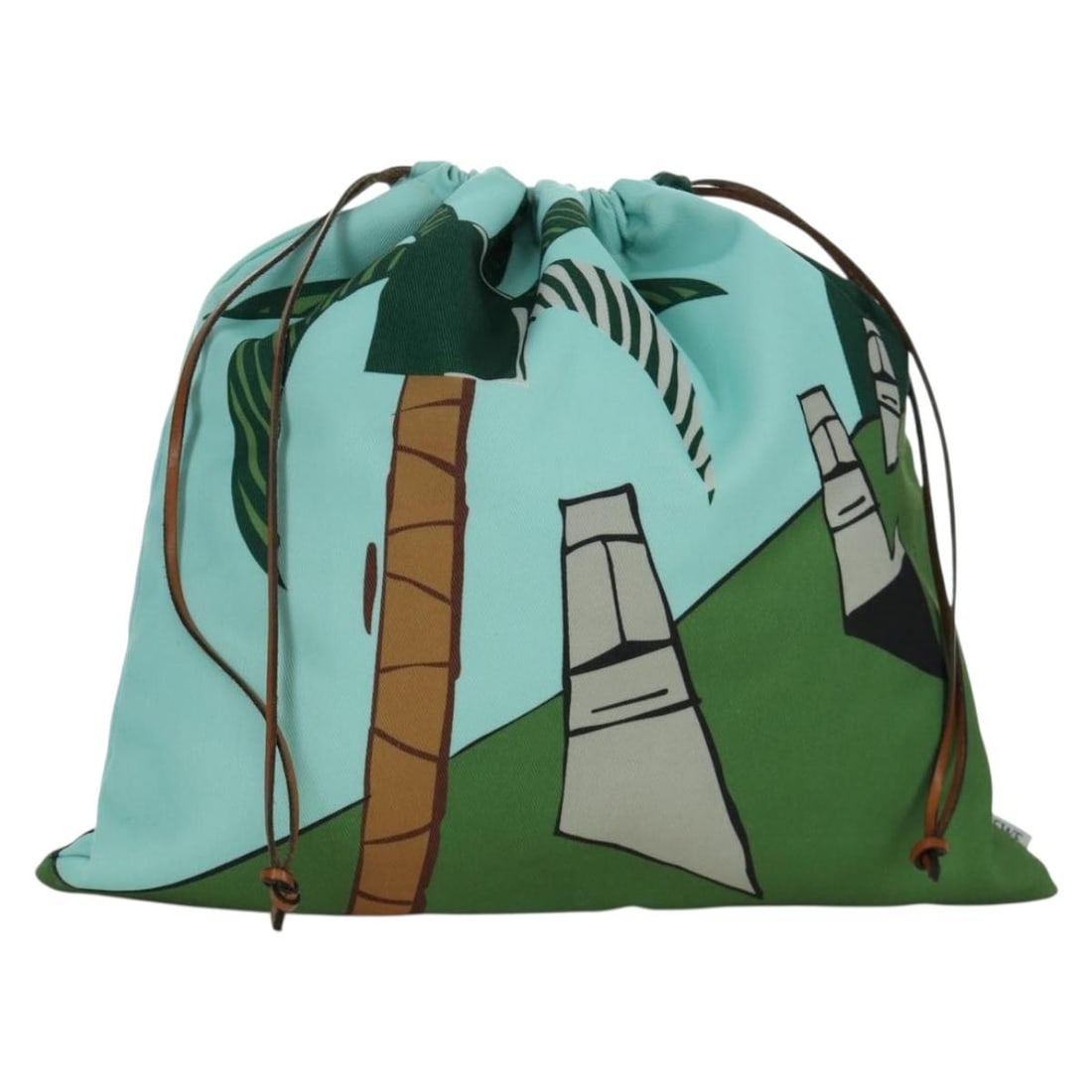 Ken Price Collaboration Pouch by Loewe in Blue Canvas with Drawstring (1 of 18)