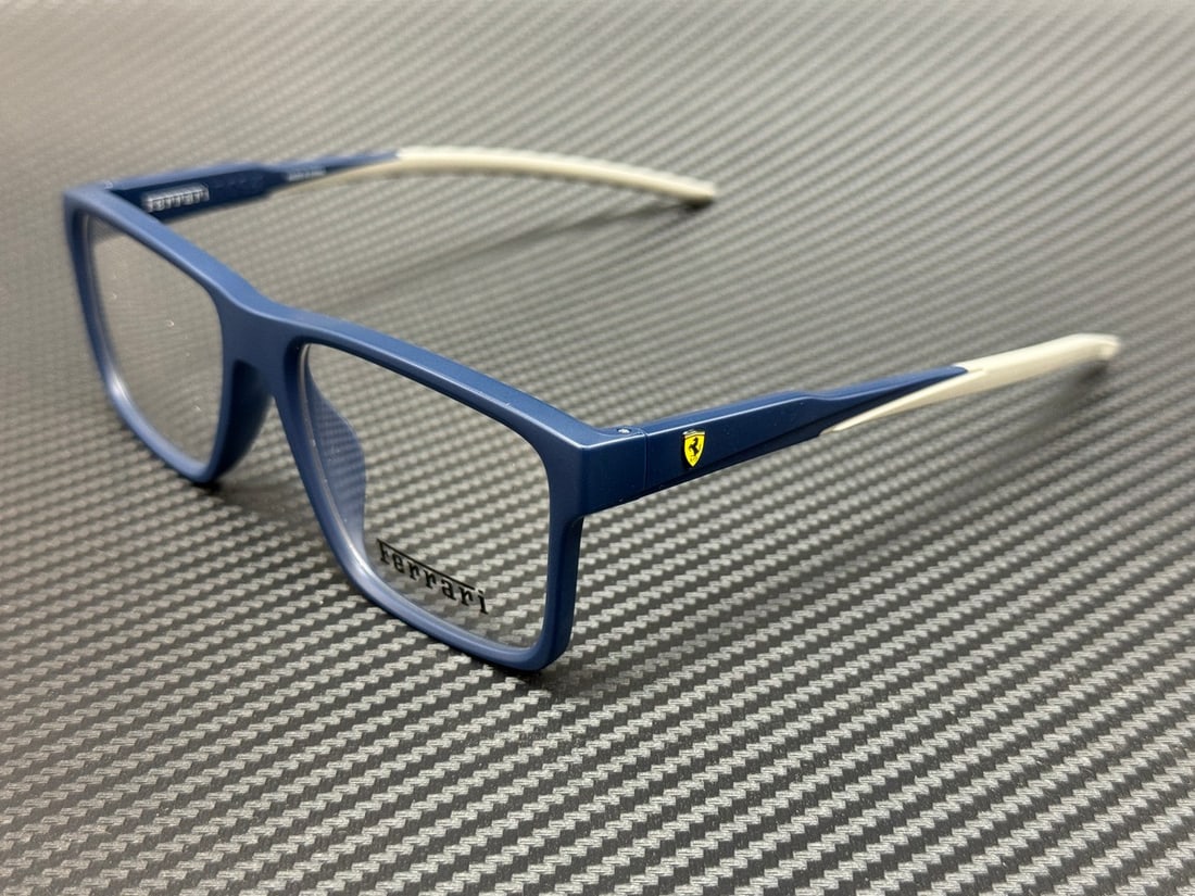Ferrari FZ8007U 510 Matte Blue Eyeglasses with Original Box (1 of 5)