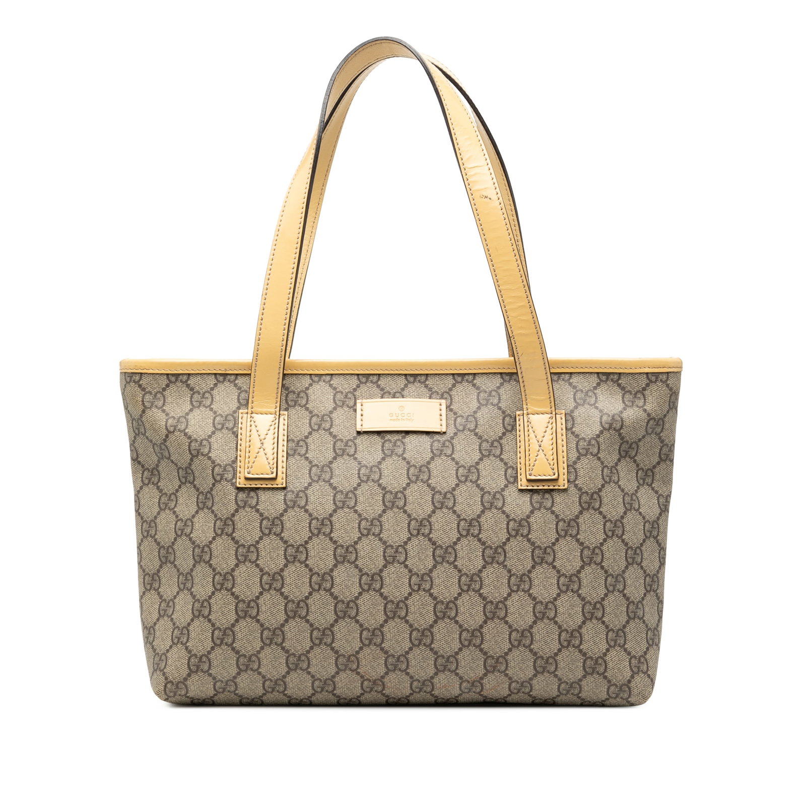 GG Supreme Joy Tote Bag with Leather Trim by Gucci (1 of 7)