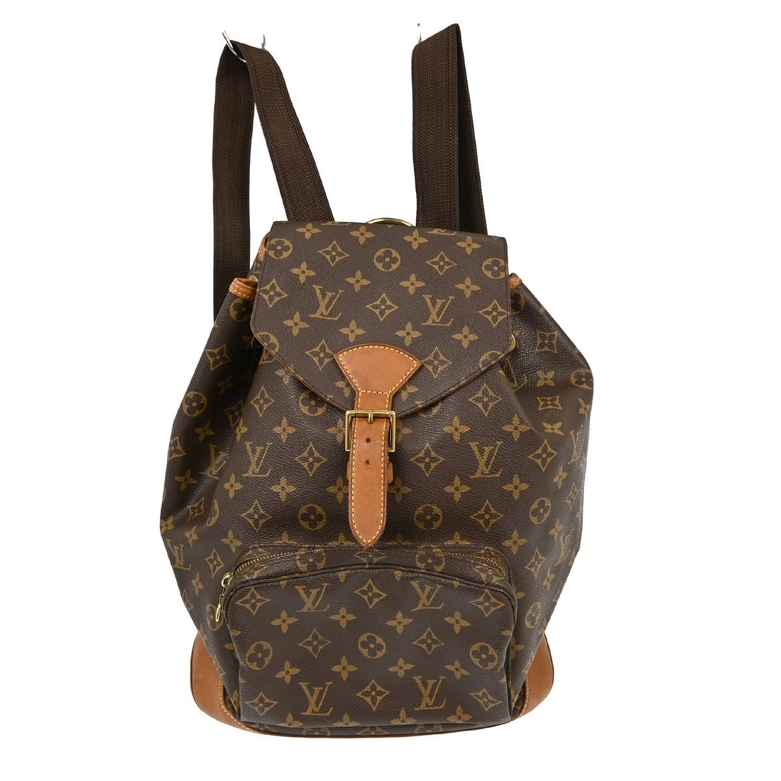 Louis Vuitton Montsouris GM Monogram Canvas Large Brown Backpack: Louis Vuitton Montsouris GM Monogram Canvas Large Brown Backpack This Louis Vuitton Montsouris GM backpack features the iconic Monogram canvas and leather exterior with a brown colorway. Designed for