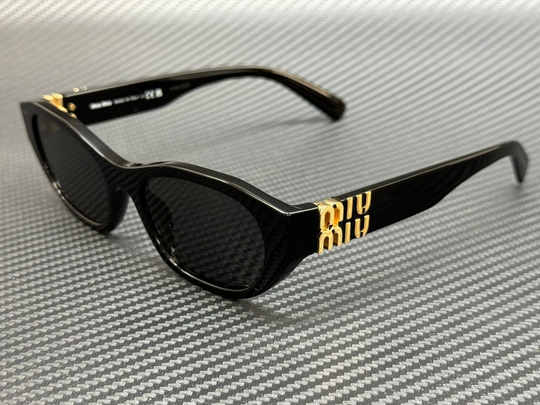 Miu Miu MU A03S 16K08Z Black Grey Women's Sunglasses with Authenticity Certificate (1 of 5)