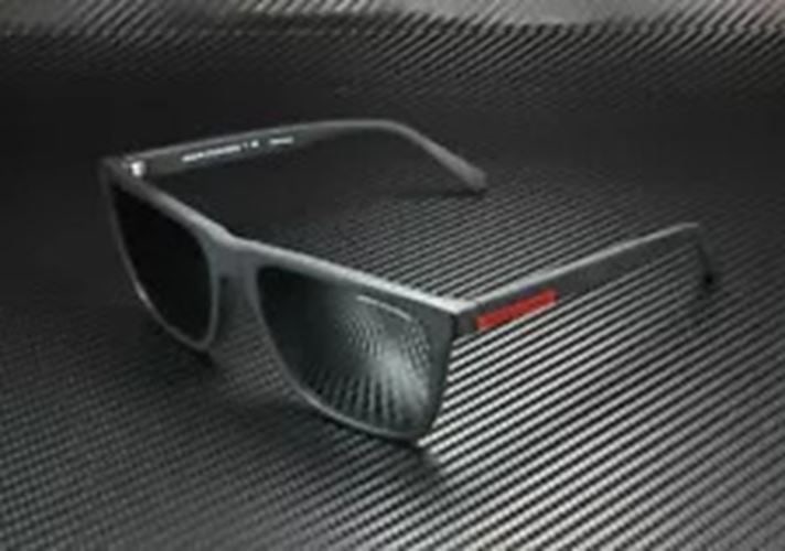 Armani Exchange AX4080SF 802980 Havana Square 57mm Sunglasses with Mirror Blue Lenses (1 of 1)