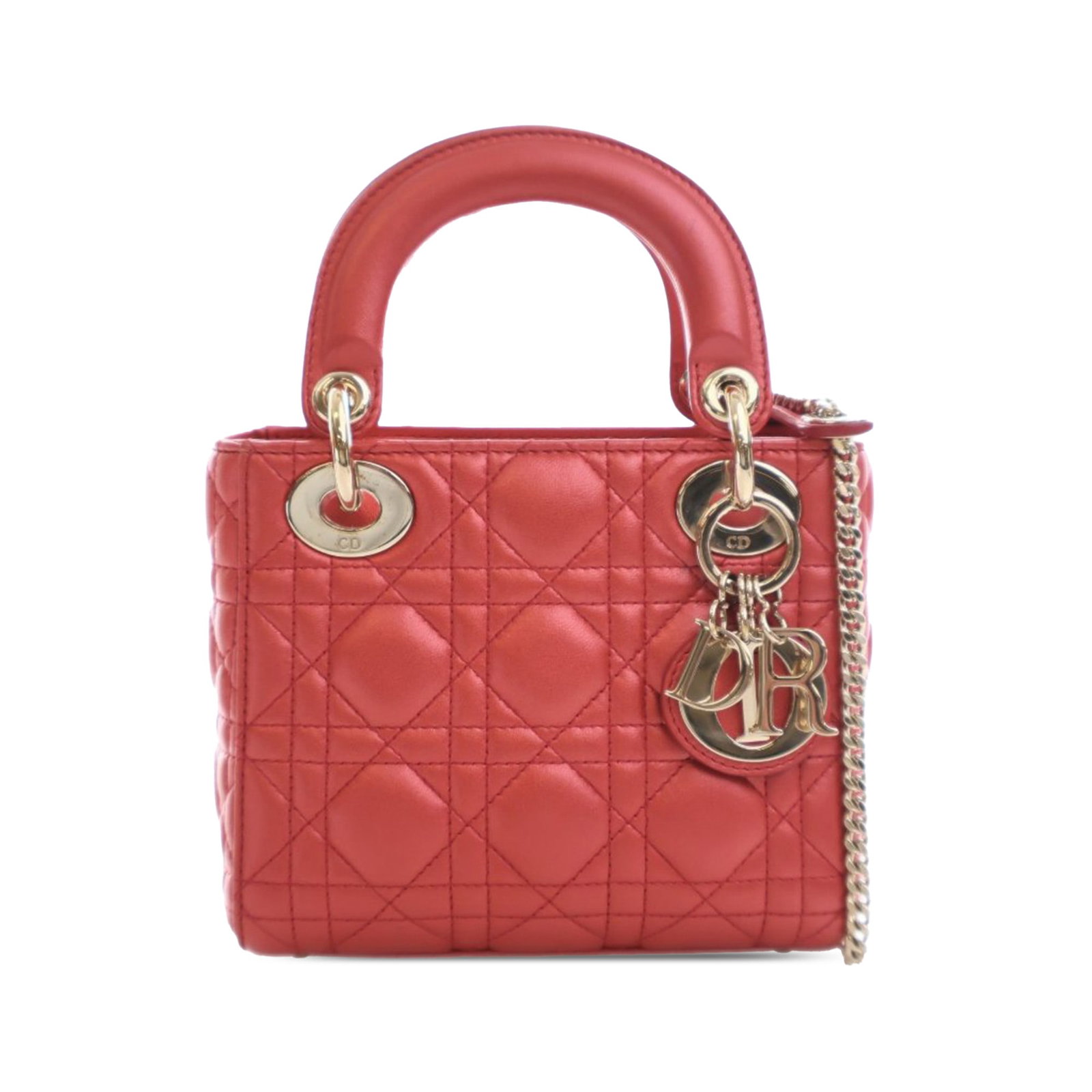 Dior Lady Dior Mini Bag in Iridescent Quilted Lambskin Leather (1 of 15)