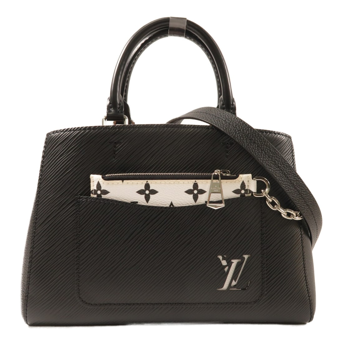 Louis Vuitton Marelle Epi Black Calfskin Shoulder and Handbag M80689 (1 of 13)