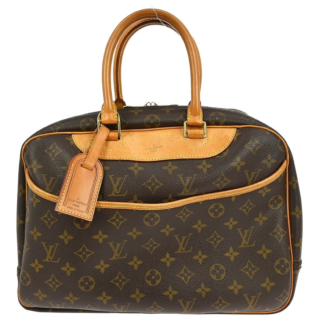 Louis Vuitton Monogram Canvas Deauville Brown Women's Handbag (1 of 8)