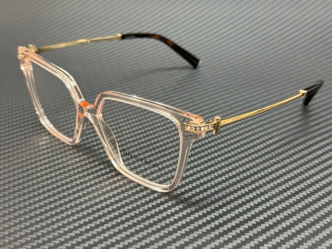 Tiffany & Co. TF2234B 8278 Crystal Nude Pink Women's Eyeglasses with Authenticity Certificate (1 of 5)